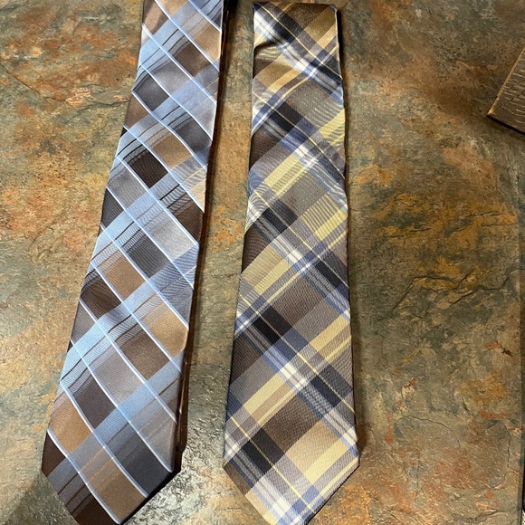 Calvin Klein Other - New With Tags two for one price!  Calvin Klein Men’s Warehouse plaid ties